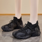 Chaussures de marche décontractées en tricot à enfile