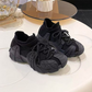 Chaussures de marche décontractées en tricot à enfile