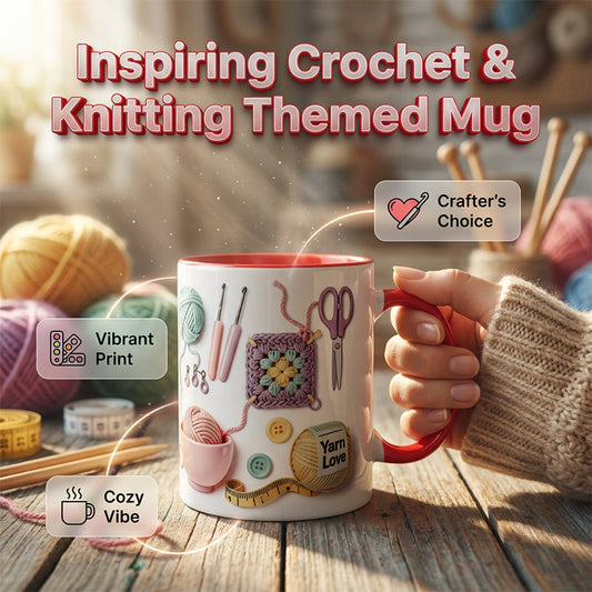 🔥DERNIER JOUR DE LA PROMOTION : 50 % DE RÉDUCTION !!🏆Offre flash⚡ Plus de 50 000 exemplaires vendus ! Presque épuisé💥Mug « Yarn Love », cadeau idéal pour les amateurs de loisirs créatifs et les esprits créatif