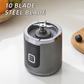 🌀【Offre limitée – 50 % de réduction】🥤 Mixeur à smoothies sans fil – 10 lames, USB-C, 600 ml – des smoothies et des milk-shakes parfaits – partout et en un clin d'œil !