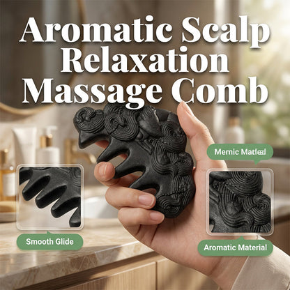 Peigne de massage traditionnel en bois parfumé