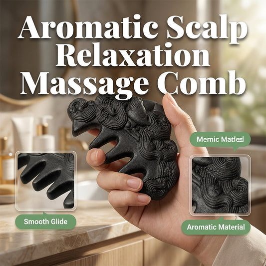 Peigne de massage traditionnel en bois parfumé