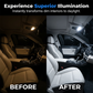 🚗💨 50 % DE RÉDUCTION – Kit de 20 éclairages LED universels pour l'intérieur de votre voiture | Télécommande RGB, installation facile
