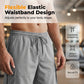Short cargo décontracté pour homme à taille élastiquée