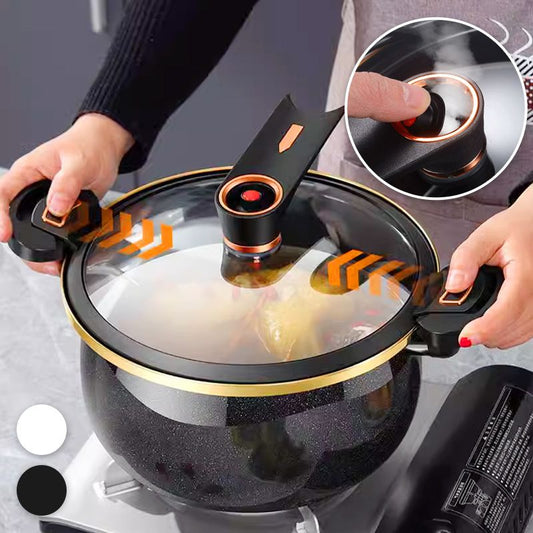 🍲 50 % DE RÉDUCTION EN CE MOMENT ! 🔥 Mini-casserole émaillée à fond antiadhésif – Gagnez du temps en cuisine – Grande capacité de 8 L – Idéale pour les soupes, les ragoûts et la cuisson à la vapeur – Répartition rapide et homogène de la chaleur 🥘