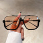Lunettes de soleil tendance à verres teintés et légères