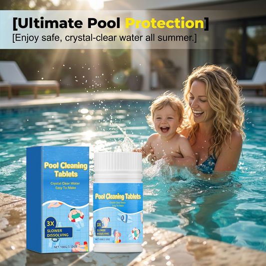 Comprimés nettoyants pour piscine pour une eau cristalline