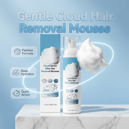 ☁️✨ Mousse Dépilatoire Soyeuse Cloud Sense • Peau Douce Immédiate 🧴