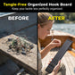 Pre-Rigged Carbon Steel Fishing Hooks Set