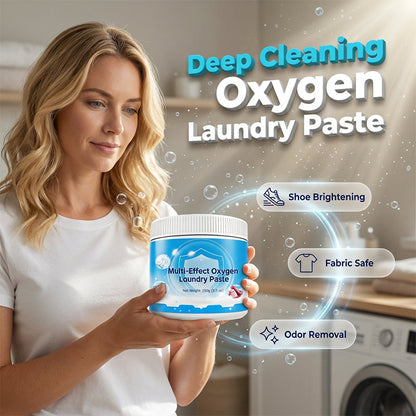 Pâte lessive à l'oxygène multi-actions
