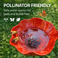 🐦🌸 Fleur en métal avec bain d'oiseaux – Une superbe décoration de jardin tout-en-un !