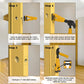 🛠️ 50% DE RÉDUCTION ! ✨ Outil Professionnel d'Installation de Loquet de Porte – Guide de Mortaise Précis, ABS Robuste 🚪