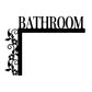 Panneau décoratif pour salle de bain à motif floral