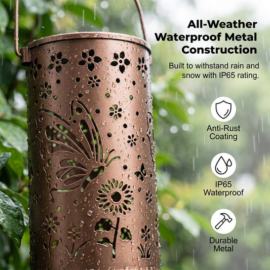 Lanterne solaire « Colibri » pour une décoration de jardin élégant