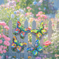 🦋 50% DE RÉDUCTION 🌿 Décoration murale extérieure papillon en métal – Résistante aux intempéries & facile à accrocher – Parfaite pour le jardin, la terrasse ou le balcon – ajoute une touche poétique et légère ✨🏡🎨