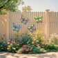 🦋 50% DE RÉDUCTION 🌿 Décoration murale extérieure papillon en métal – Résistante aux intempéries & facile à accrocher – Parfaite pour le jardin, la terrasse ou le balcon – ajoute une touche poétique et légère ✨🏡🎨