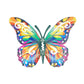 🦋 50% DE RÉDUCTION 🌿 Décoration murale extérieure papillon en métal – Résistante aux intempéries & facile à accrocher – Parfaite pour le jardin, la terrasse ou le balcon – ajoute une touche poétique et légère ✨🏡🎨