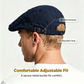 🧢 PROMO LIMITÉE 50% DE RÉDUCTION ! ✨ Casquette Plate Respirante avec Sangle Réglable – Tissu Mesh, Style Ivy 🍂