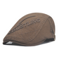 🧢 PROMO LIMITÉE 50% DE RÉDUCTION ! ✨ Casquette Plate Respirante avec Sangle Réglable – Tissu Mesh, Style Ivy 🍂