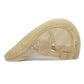 🧢 PROMO LIMITÉE 50% DE RÉDUCTION ! ✨ Casquette Plate Respirante avec Sangle Réglable – Tissu Mesh, Style Ivy 🍂