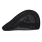 🧢 PROMO LIMITÉE 50% DE RÉDUCTION ! ✨ Casquette Plate Respirante avec Sangle Réglable – Tissu Mesh, Style Ivy 🍂