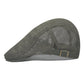 🧢 PROMO LIMITÉE 50% DE RÉDUCTION ! ✨ Casquette Plate Respirante avec Sangle Réglable – Tissu Mesh, Style Ivy 🍂