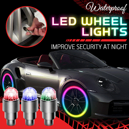 💡 50% DE RÉDUCTION 🔥 Feux de roue LED étanches – Multicolores & clips faciles – Rechargeables USB, parfaits pour vélos, trottinettes ou fauteuils – sécurité accrue la nuit 🌙
