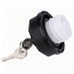 Bouchon de réservoir de carburant verrouillable et résistant, avec clés