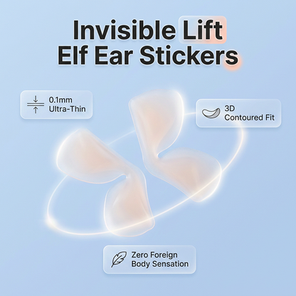 🧚 Autocollants pour les oreilles d'elfe pour un effet lifting immédiat – épaisseur de 0,1 mm et contour 3D !