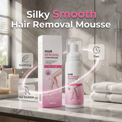 🧴✨ Mousse dépilatoire « Effet soie » – Une peau douce comme de la soie, sans irritation et un résultat professionnel à domicile 🛁💖
