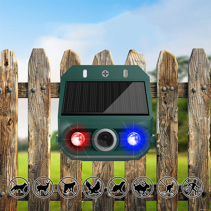 🥳 HOT SALE 2026 – Plus de 50 000 vendus ! 🌳🔊 Répulsif anti‑animaux solaire – Ultrasons + lumière clignotante, -50 % 🏡💚
