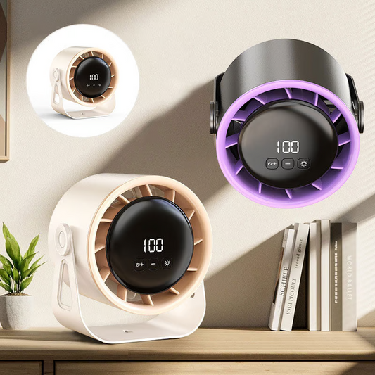 Ventilateur de Bureau Portable Rechargeable