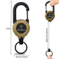 💥DERNIER JOUR DES SOLDES : 50 % DE RÉDUCTION💥🏆Porte-clés avec mousqueton rétractable 🎣 – Cordon en acier de 65 cm, porte-badge robuste, accessoire EDC léger pour clés, cartes d'identité et usage en extérieur