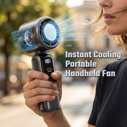 Ventilateur portable à grande vitesse avec compartiment réfrigérant