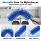 🧹 1 acheté, 1 offert ! ✨ Brosse de nettoyage flexible à 360° – Pinceaux souples et denses, pour un accès complet – Idéale pour les coins, les robinets ou les recoins difficiles d’accès – Résistante et facile à rincer 🔄