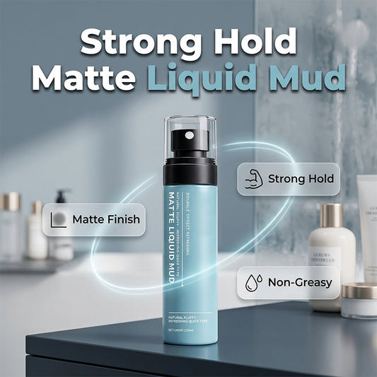 Spray coiffant mat à séchage rapide pour homme