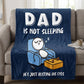 Couverture douillette en peluche pour papa