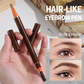 Crayon à sourcils liquide à double embout avec deux pointes