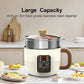 🔥🍳 PROMO FLASH -50% Jusqu'à Épuisement ! Casserole Électrique Intelligente Multifonction – 6 Modes, Minuterie, Revêtement Anti-Adhésif, Cuiseur Vapeur, 600W, Idéale Dortoir & Cuisine 🥟