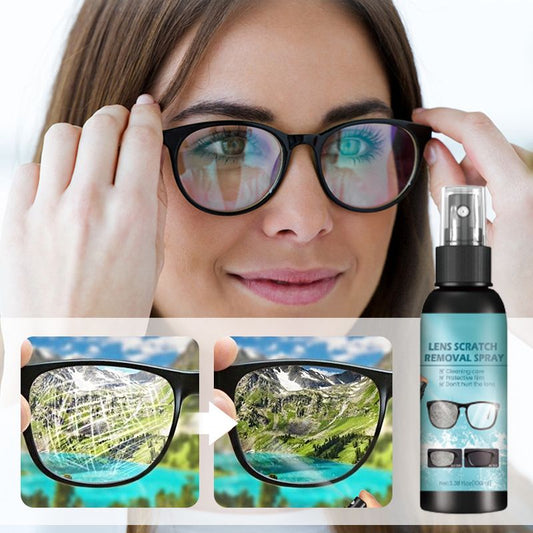 👓50 % DE RÉDUCTION EN CE MOMENT ! ✨Spray réparateur de rayures pour verres🔍