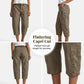 🔥👖 PROMO FLASH 50% ! Pantalons Cargo Capri Décontractés – Coupe Ample, Poches Multiples, Tissu Respirant, 6 Tailles, Idéaux Été & Quotidien 🌿