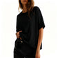 T-Shirt Col Rond Confortable pour Femme