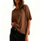 T-Shirt Col Rond Confortable pour Femme