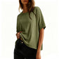 T-Shirt Col Rond Confortable pour Femme