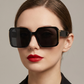 🌸Offre spéciale été – offre à durée limitée💐 Lunettes de soleil rétro de forme carrée avec protection UV