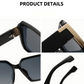 🌸Offre spéciale été – offre à durée limitée💐 Lunettes de soleil rétro de forme carrée avec protection UV