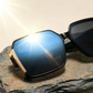 🌸Offre spéciale été – offre à durée limitée💐 Lunettes de soleil rétro de forme carrée avec protection UV