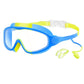 Lunettes de natation anti-buée avec bouchons d’oreilles et pince-nez