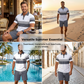 👕 50 % DE RÉDUCTION ! ☀️ Ensemble 2 pièces pour homme (chemise et short) – Confortable, respirant et polyvalent – Idéal pour l'été, les loisirs ou les voyages – Style décontracté et frais 🩳✨