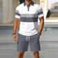 👕 50 % DE RÉDUCTION ! ☀️ Ensemble 2 pièces pour homme (chemise et short) – Confortable, respirant et polyvalent – Idéal pour l'été, les loisirs ou les voyages – Style décontracté et frais 🩳✨
